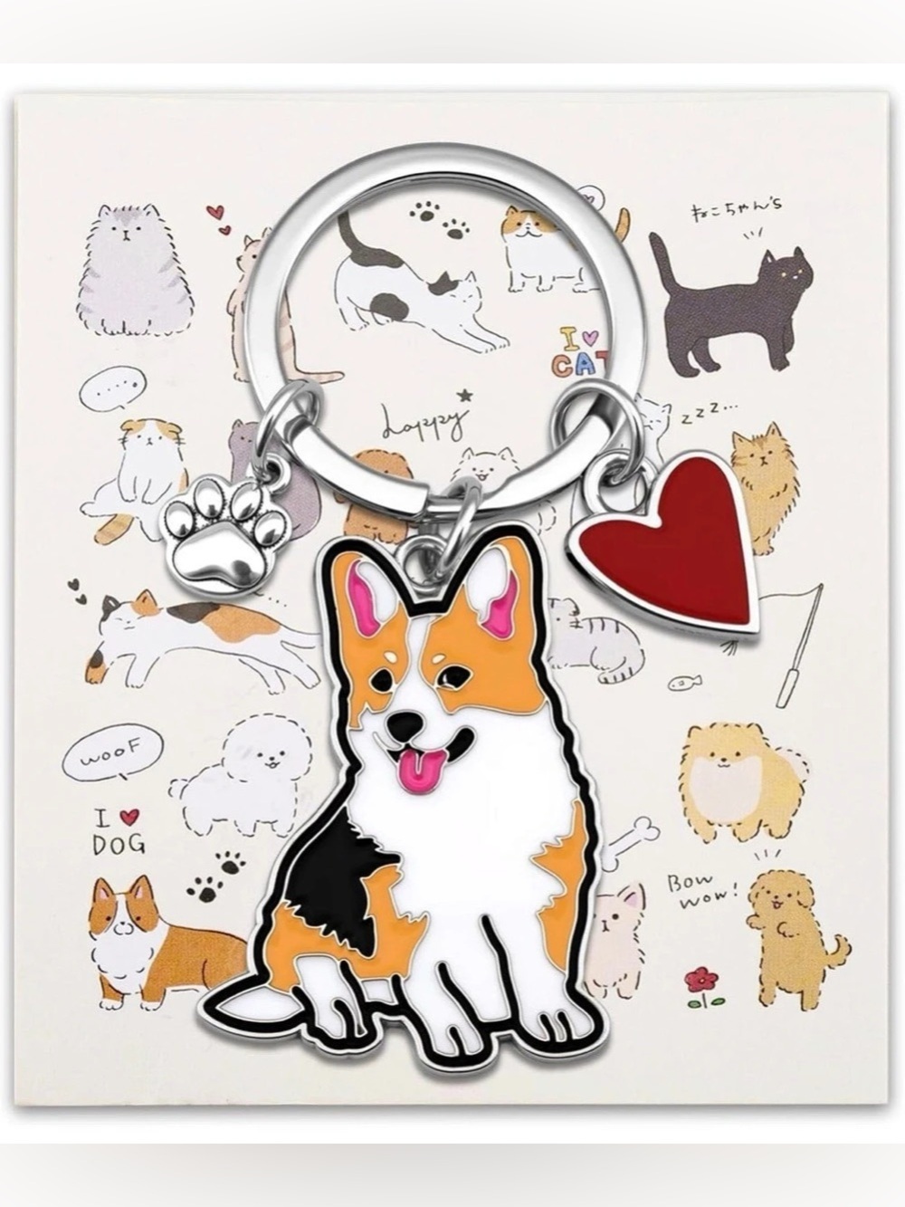 Corgi Keychain Gifts for Corgi Lovers